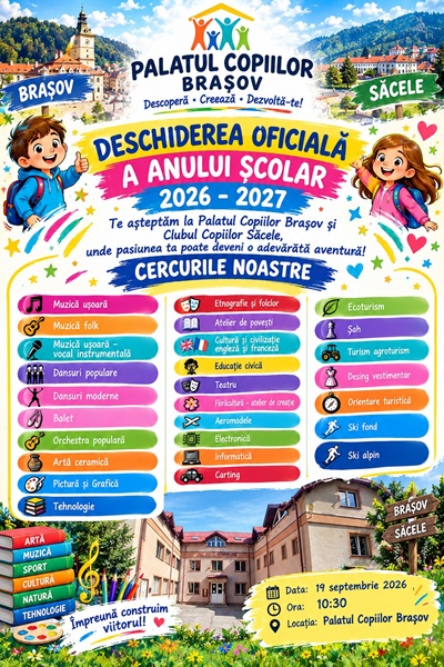 Deschiderea anului 2026-2027